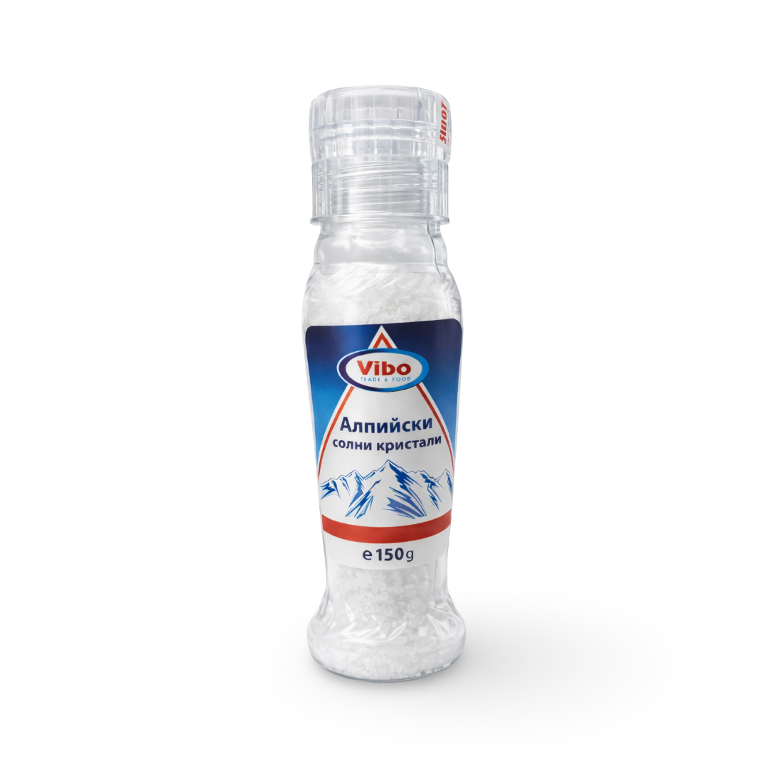 Алпийски солни кристали мелничка 150 г + 50 г