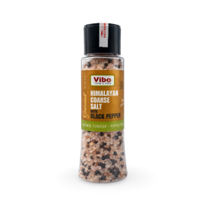 Himalayan Salt Coarse with Black Pepper Grinder 400 g