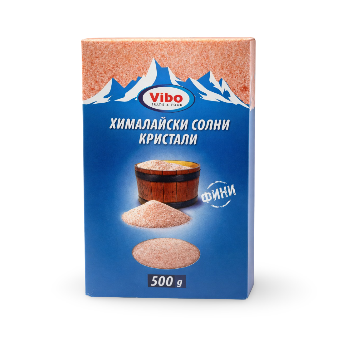 Хималайска сол фини кристали кутия 500 г
