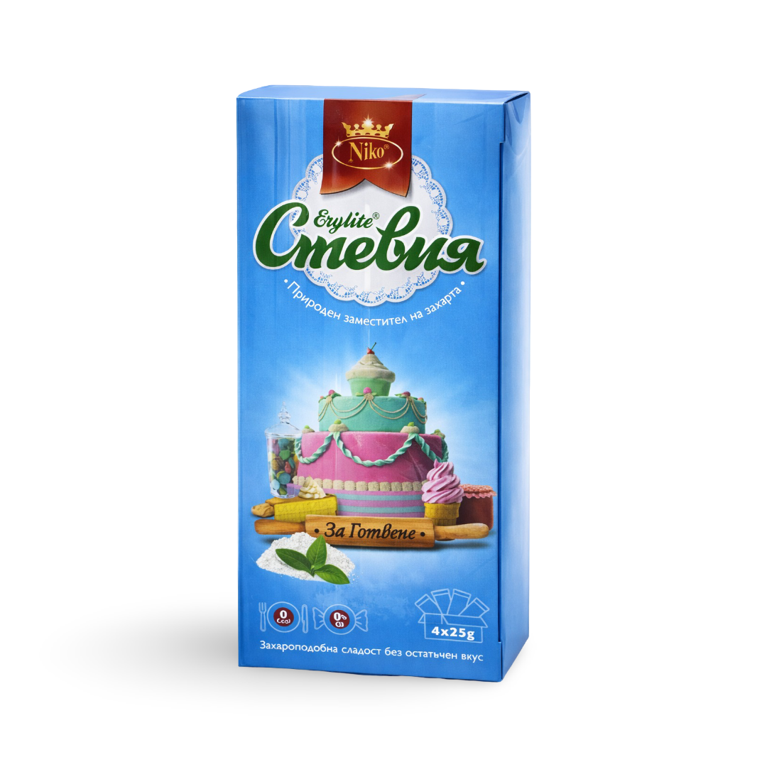 Стевия за готвене 4×25 г